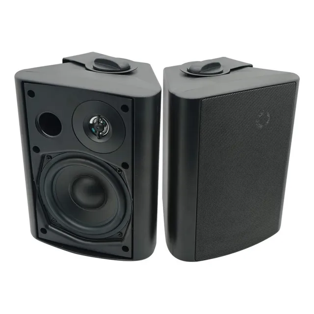Herdio 5.25 Pulgadas 200 Vatios Altavoces Compatible Con Bluetooth Para Patio Interior Y Exterior Con Agudos De Cúpula Superior Para Todo De Clima, Sistema De Montaje