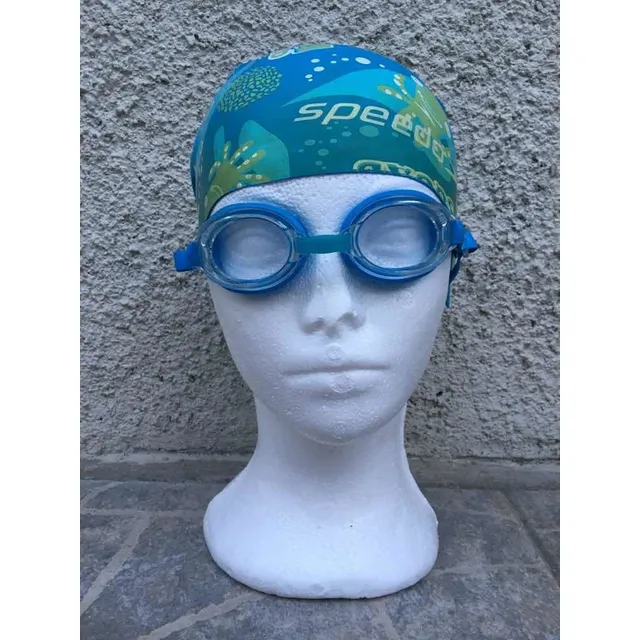 Speedo Set Lentes + Gorro De Natación Junior 2-6 Años
