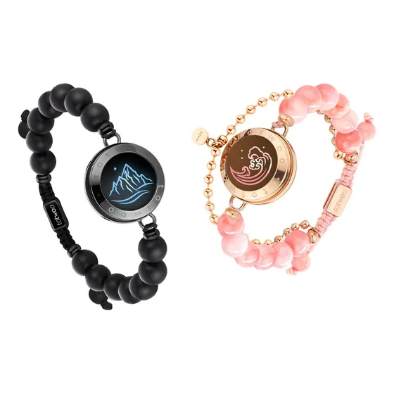 Pulseras De Amor A Distancia Con Vibración Y Luz