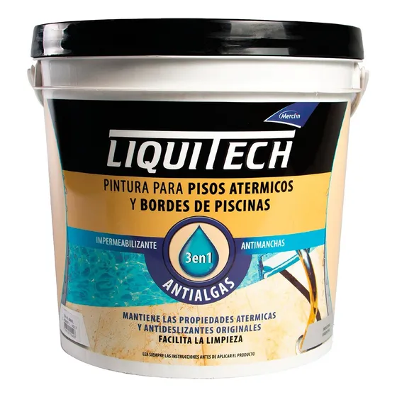 Pintura Pisos Atérmicos 5 L Liquitech Merclin Colores Mm