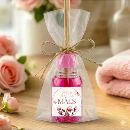 Kit 50 Lembrancinhas Para Dia Das Mães | Brinde Empresarial Rosa