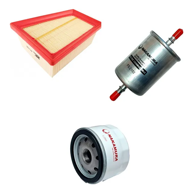 Kit 3 Filtros Renault Logan Sandero Motor 1.6 16v