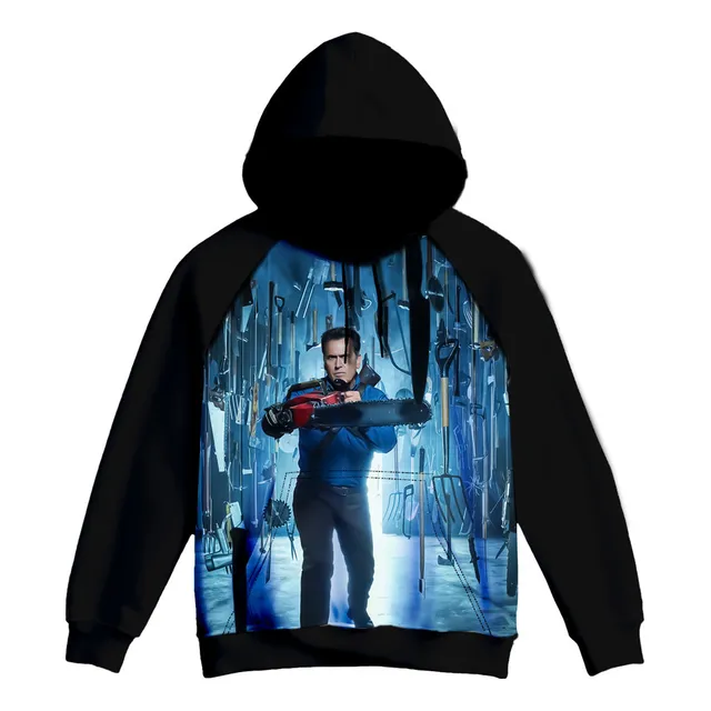 Blusa Canguru Bolso Capuz Moletom Ash Vs Evil Dead 10