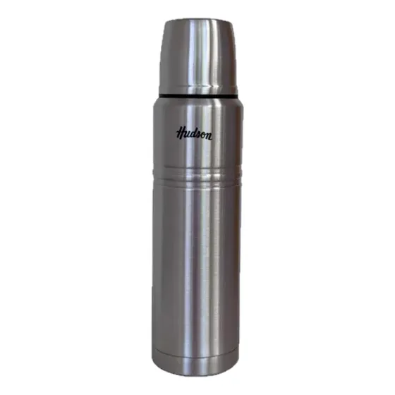 Termo Hudson Acero Plateado De Acero Inoxidable 1 Litro