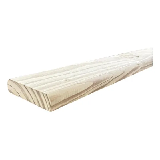 Kit 1 M2 Deck Madeira Pinus Tratado Réguas Com 1 Metro