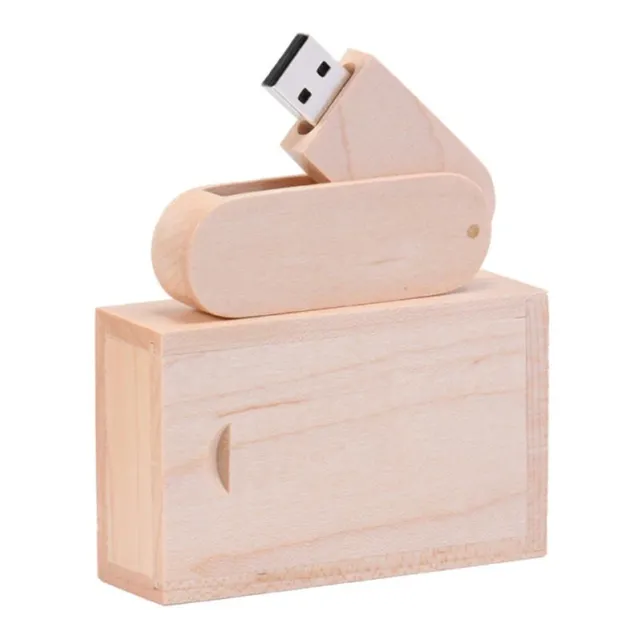 Pendrive Madera 64 Gb Grabado Láser