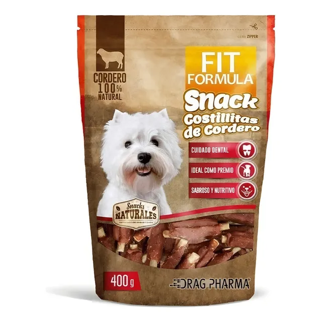 Fit Formula Comida Snack Cordero Perro Mascota 400 Gr L&h