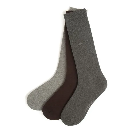 Tripack Medias Formales Surtido Marron John Holden