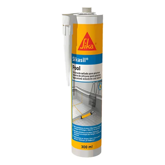 Sika Sellador Silicón Neutro Para Alberca Sikasil Pool 300ml