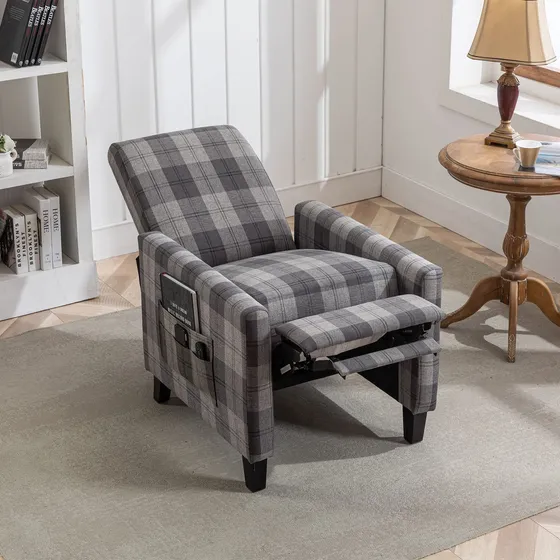 Ayoodfo Silla Reclinable Retroceso Sofa Individual Cine Casa