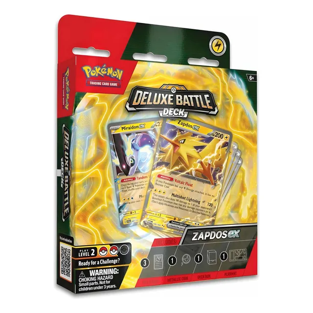 Pokémon Tcg: Zapdos Ex Deluxe Battle Deck