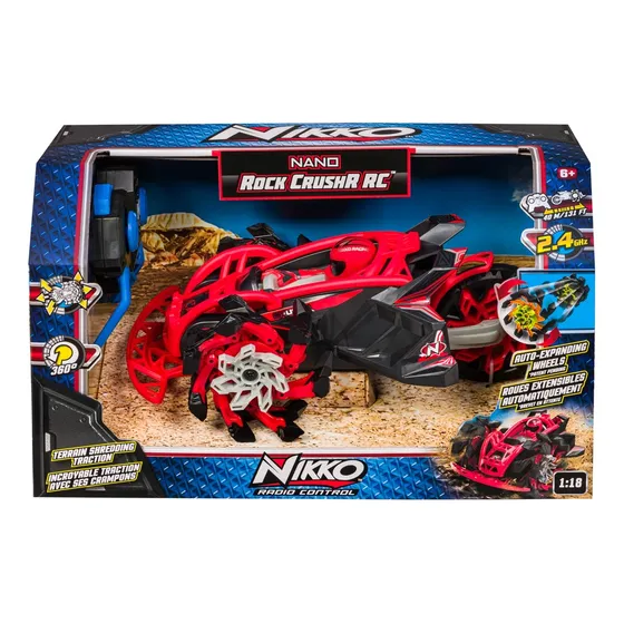 Nikko Radio Control Nano Rock Crushr Rojo