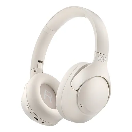 Auriculares gamer inalámbricos QCY Over-Ear H3 BH23H3A blanco