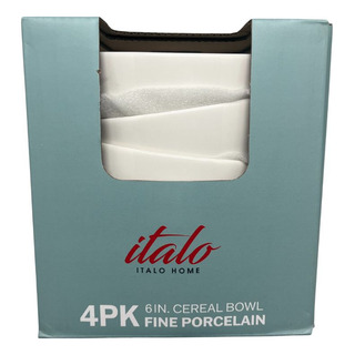 Tazones Bowl Elegante Cereal Porcelana 500ml Italato Home4pk Color Blanco Tazones Bowl Elegante Cereal Porcelana 500ml Italato Home4pk Color Blanco