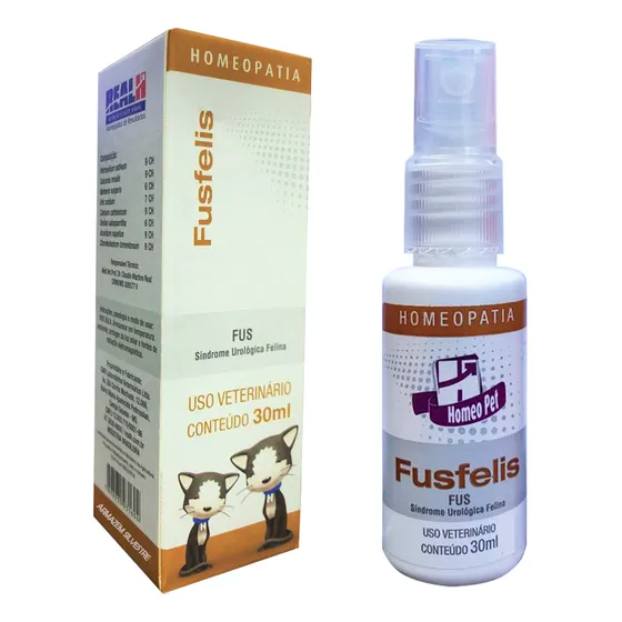 Fusfelis Homeopatia Real H Para Gatos 30ml