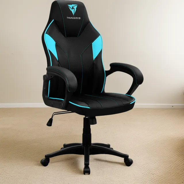Silla Gamer Thunderx3 Ec1 Black Cyan