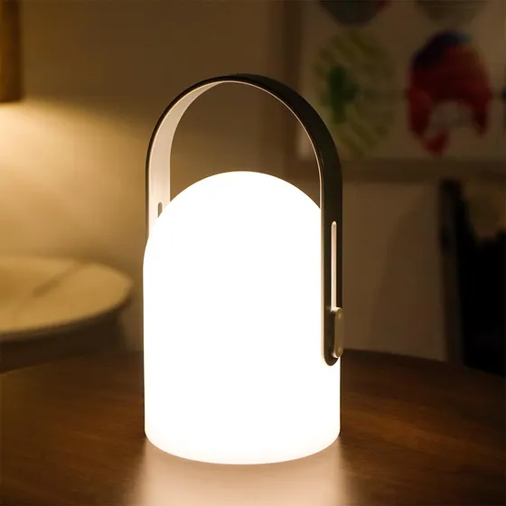 Lámpara De Mesa Led Trirocks, Recargable, Potente, 2600mah