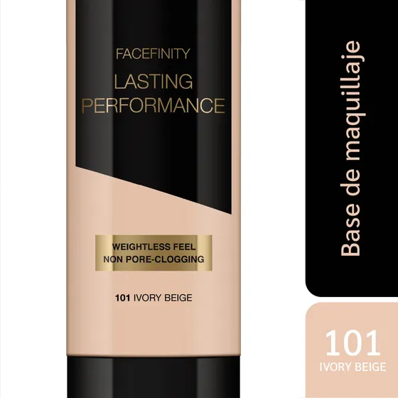 Base de maquillaje líquida Max Factor Facefinity Lasting Performance Ivory Beige 101