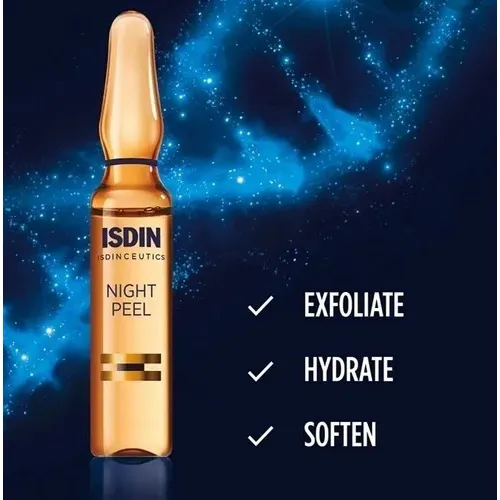 Isdin Nght Peel. Peeling Exfoliante Para La Noche X Unidad 