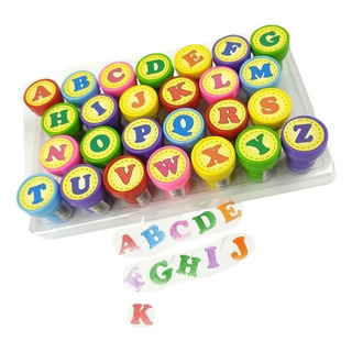Carimbo Infantil Auto Entintado Alfabeto 26 Vmp Carimbo Infantil Auto Entintado Alfabeto 26 Vmp