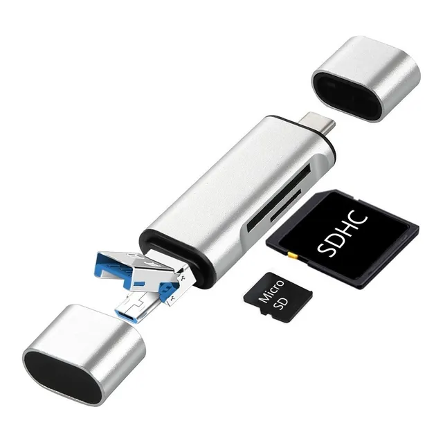 Adaptador 3 En 1 Lector Tarjetas Sd/tf Micro Sd, Usb3.0 Dual