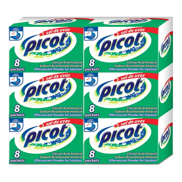 Sal De Uvas Picot, Solución Efervescente En Polvo, Antiác