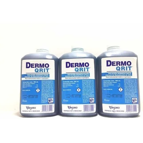 Dermo Qrit Cloruro De Benzalconio Al 12% 500ml ( 4 Botes )