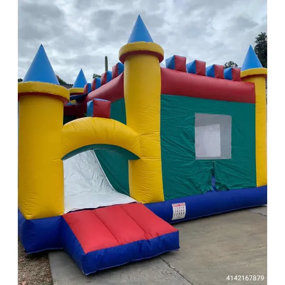 Colchón Inflable Castillo Saltarín