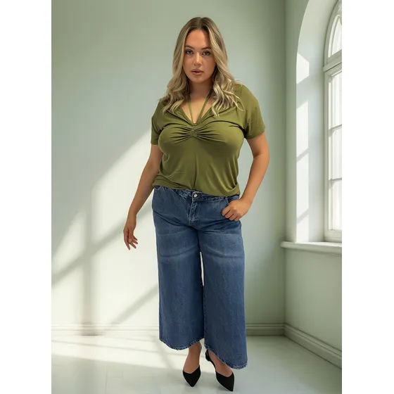 Remera Viscosa Elastizada Mila Dama T-especial