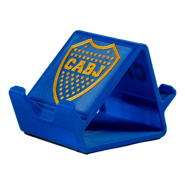 Soporte Apoya Celular Boca Juniors Escritorio 3d Oficial