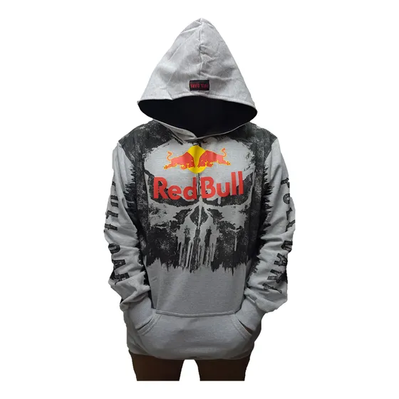 Buzo Hoodie Estampado - Red Bull - Logo