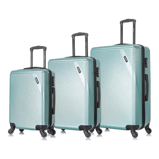 Maletas De Viaje Set De 3  Discovery Verde Agua  - Dijv