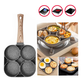 Qi1 Mini Panela De Omelete De Quatro Furos Para Casa Qi1 Mini Panela De Omelete De Quatro Furos Para Casa