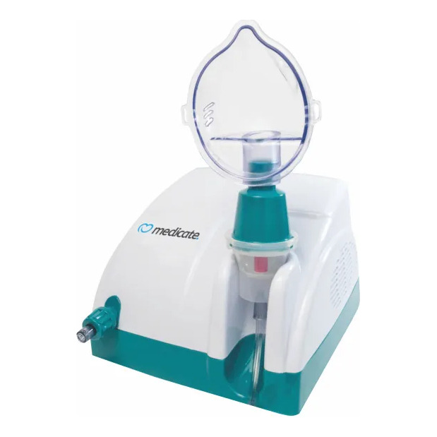 Inalador Nebulizador Compressor Medicate Md1000 Branco E Verde Inalador Nebulizador Compressor Medicate Md1000 Branco E Verde
