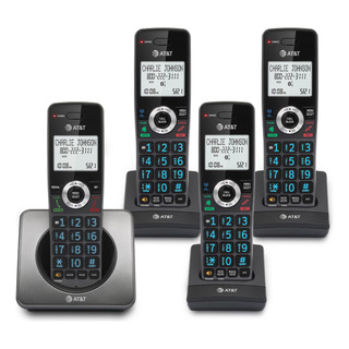 Teléfono Residencial Inalámbrico At&t Gl2101-4 Dect 6.0 Con Teléfono Residencial Inalámbrico At&t Gl2101-4 Dect 6.0 Con