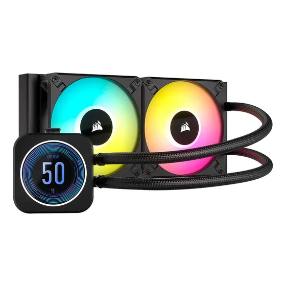 Water Cooler Corsair 240 H100i Elite Lcd Xt Led Rgb