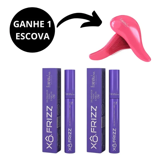 Combo 2 Xô Frizz Modelador De Fios Forever Liss