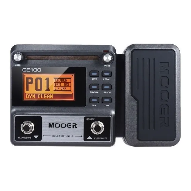 Pedal de efecto Mooer Multi Efectos GE100 negro