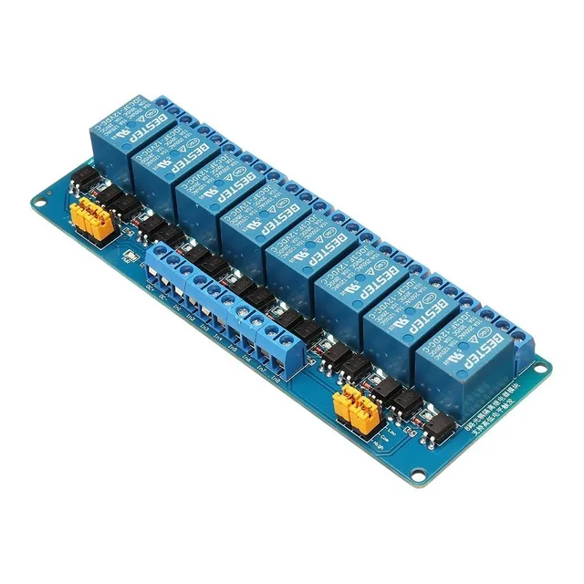 Modulo Relay Rele 8 Canales Optoacoplado 5v High Y Low Hobb