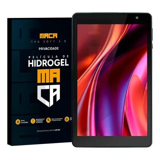 Película Hidrogel Frontal Tablet Multilaser M8 Privacidade