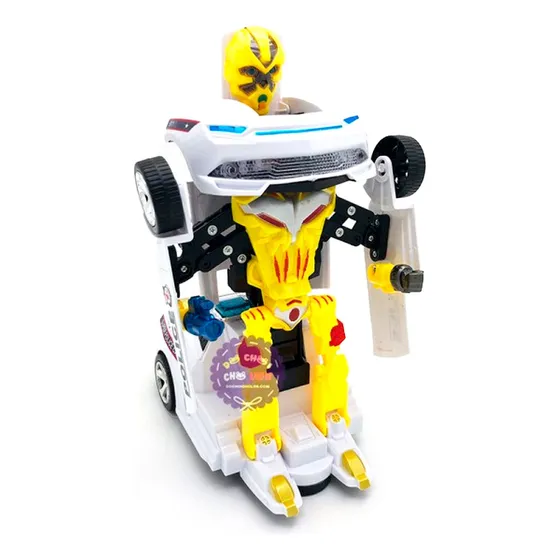 Carro Policia Transformers Deportivo Juguete Niño + Bateria 