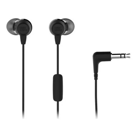 Fones de Ouvido com Microfone e Fio JBL C50HI Cor Preto