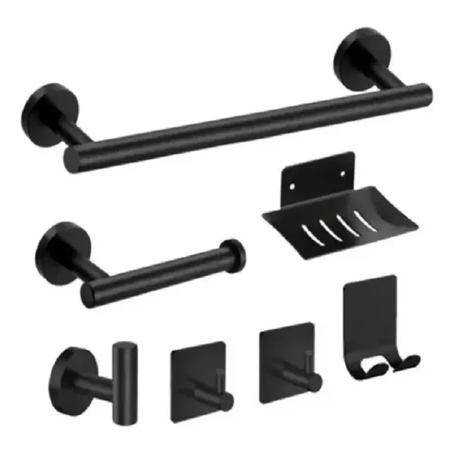 Juego De Herrajes Para Toallas De Baño De 7 Piezas, 40 Cm, 3