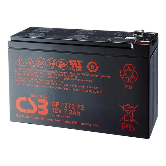 1bateria 12v 7ah Csb Hr1234w Apc Sms Nhs 34w Original