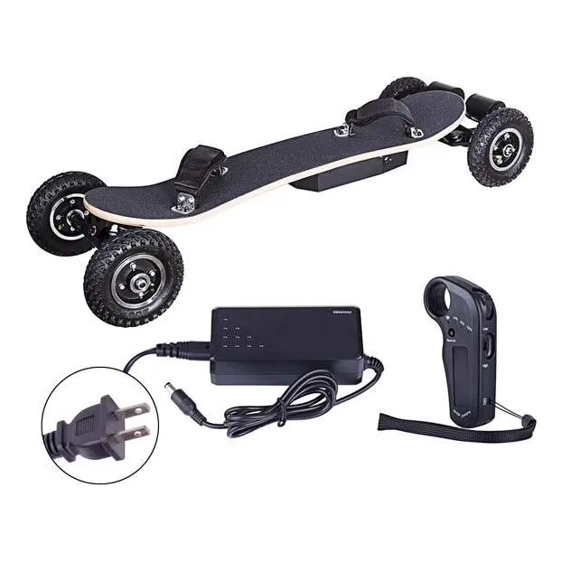 Longboard Electrico, Longboard Todo Terreno, Motor 1650w X2