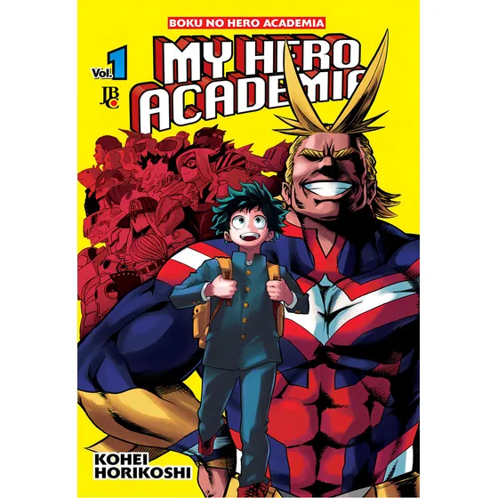 My Hero Academia - Boku no Hero - Vol. 1, de Horikoshi, Kohei. Editorial Editora JBC, capa mole em português, 2025