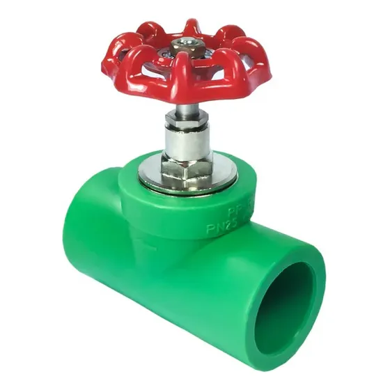 Pack 2 Llave De Paso Ppr Manilla Redonda Roja 20 Mm -verde