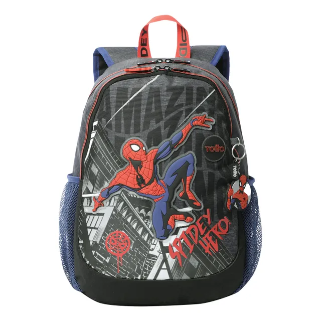 Mochila Totto Amazing Spiderman Talla M Con 2 Bolsillos