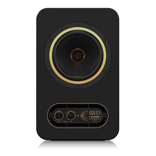 Monitor De Estudio Tannoy Gold 5 Pulgada Coaxial Bi-amp 200w Color Negro