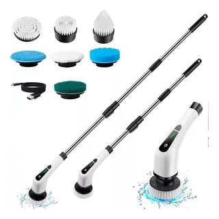 Esfregão Elétrico S/fio 9 Em 1 Recarregåvel Perfeito Limpeza Esfregão Elétrico S/fio 9 Em 1 Recarregåvel Perfeito Limpeza